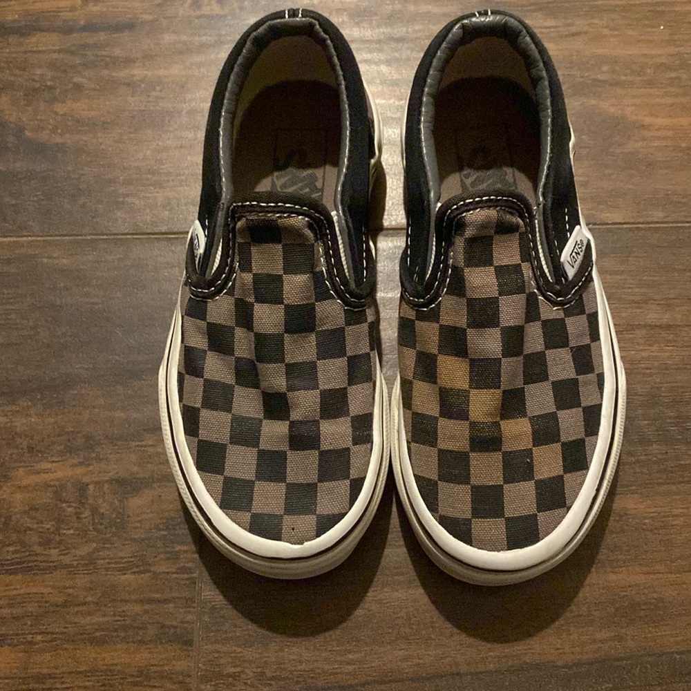 Kids Checkered Slip-On VANS
